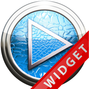 Скачать приложение Poweramp Widget Lightblue Leat полная версия на андроид бесплатно