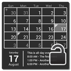 Скачать приложение Виджет Календарь (ключ) полная версия на андроид бесплатно