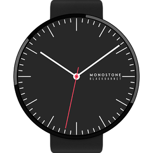 Скачать приложение Black Garnet watchface by Mono полная версия на андроид бесплатно