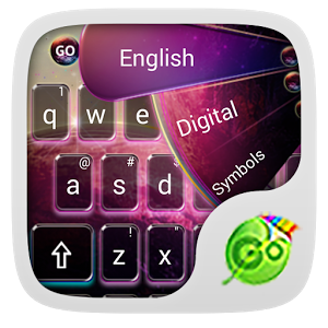 Взломанное приложение GO Keyboard Color Galaxy Theme для андроида бесплатно