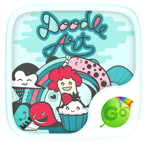 Скачать приложение Doodle Art GO Keyboard Theme полная версия на андроид бесплатно