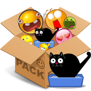 Взломанное приложение Emoticons pack, Cats HQ для андроида бесплатно