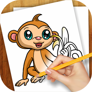 Скачать приложение Учимся Рисовать Животные Аниме полная версия на андроид бесплатно