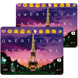 Скачать приложение Paris Night Keyboard -Emoji полная версия на андроид бесплатно