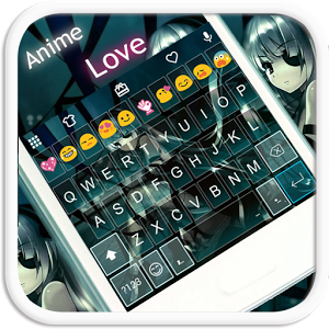 Взломанное приложение Anime Love Emoji Keyboard для андроида бесплатно
