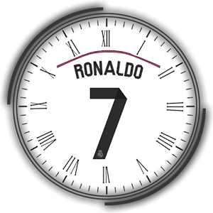 Скачать приложение Cristiano Ronaldo Widget Clock полная версия на андроид бесплатно