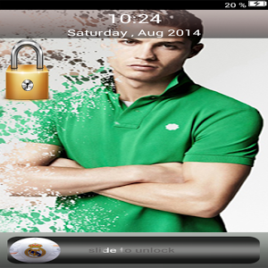 Скачать приложение Cristiano Ronaldo Screen Lock полная версия на андроид бесплатно