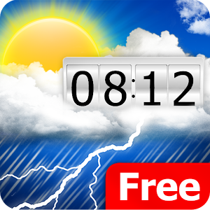 Взломанное приложение Погода на экране, Виджет, Часы для андроида бесплатно