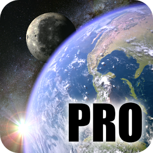 Скачать приложение Earth & Moon in HD Gyro 3D PRO полная версия на андроид бесплатно