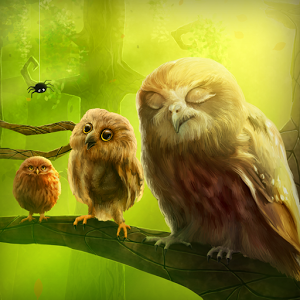 Скачать приложение Живые обои чудо-лес с совами полная версия на андроид бесплатно