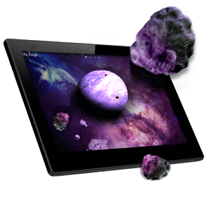 Скачать приложение Астероиды 3D живые обои полная версия на андроид бесплатно