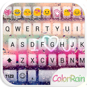 Скачать приложение Color Rain Emoji Keyboard ☔️ полная версия на андроид бесплатно