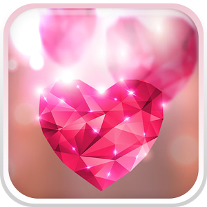 Скачать приложение Алмазные Сердца Живые Обои полная версия на андроид бесплатно
