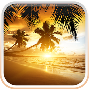 Скачать приложение Закат на пляже Живые Обои полная версия на андроид бесплатно