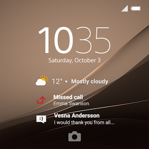Скачать приложение Xperia™ Theme: Copper полная версия на андроид бесплатно