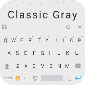 Скачать приложение Classic Gray for KikaKeyboard полная версия на андроид бесплатно
