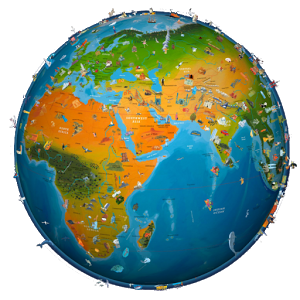 Скачать приложение Карта мира Atlas полная версия на андроид бесплатно