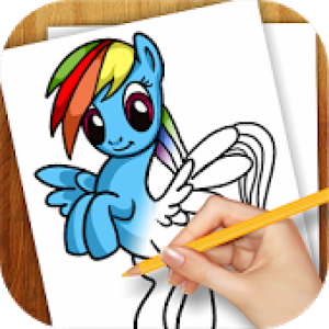Скачать приложение Drawing Lessons — Ponies полная версия на андроид бесплатно