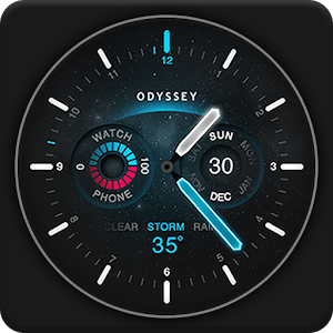 Скачать приложение Odyssey Watch Face полная версия на андроид бесплатно