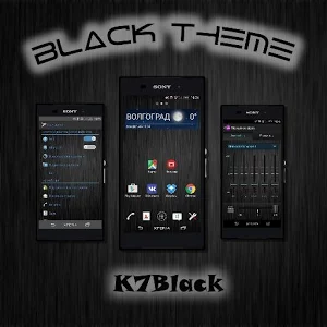 Скачать приложение Тема eXPERIAnZ K7Black (Black) полная версия на андроид бесплатно