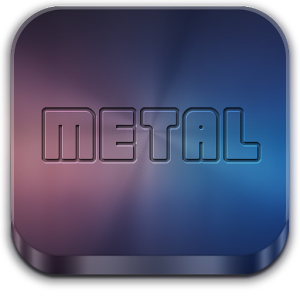 Скачать приложение Metal (APEX/NOVA/GO/ADW THEME) полная версия на андроид бесплатно
