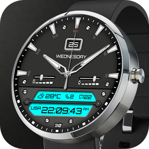 Скачать приложение Titanium Watch Face полная версия на андроид бесплатно