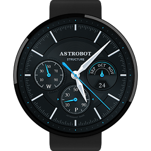 Скачать приложение Structure watchface by Astrobo полная версия на андроид бесплатно