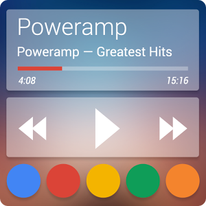 Скачать приложение Poweramp skin Now прозрачный полная версия на андроид бесплатно