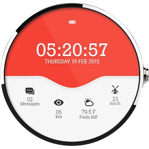 Взломанное приложение Material Weather Watch Face для андроида бесплатно