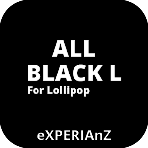 Скачать приложение Тема eXPERIAnZ — Black PRO L полная версия на андроид бесплатно