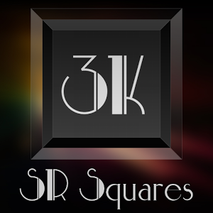 Взломанное приложение 3K SR Squares — Icon Pack для андроида бесплатно