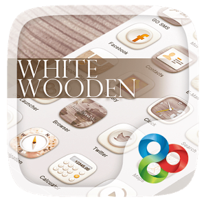 Скачать приложение White Wooden GO Launcher Theme полная версия на андроид бесплатно