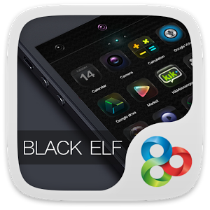 Скачать приложение Black Elf GO Launcher Theme полная версия на андроид бесплатно