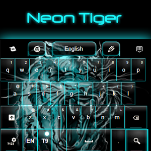 Скачать приложение Неон Клавиатура Тигр полная версия на андроид бесплатно