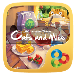Скачать приложение Cats & Mice GO Launcher Theme полная версия на андроид бесплатно