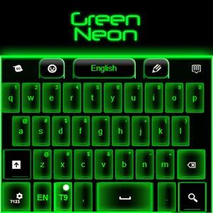 Скачать приложение Зеленый Неон Клавиатура полная версия на андроид бесплатно