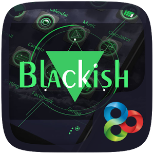 Скачать приложение Blackish GO Launcher Theme полная версия на андроид бесплатно