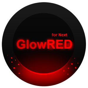 Скачать приложение Next Launcher Theme GlowRed полная версия на андроид бесплатно