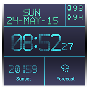 Скачать приложение LED Watchface with Weather полная версия на андроид бесплатно