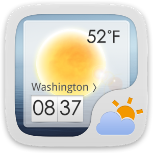 Скачать приложение GO Weather EX Theme White полная версия на андроид бесплатно
