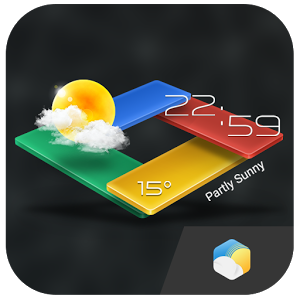 Скачать приложение 3D G-Color Clock Weather Widge полная версия на андроид бесплатно