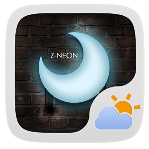 Скачать приложение Z-Neon Theme GO Weather EX полная версия на андроид бесплатно