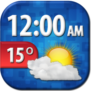 Скачать приложение Красивый Погода Часы Виджет полная версия на андроид бесплатно