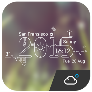 Скачать приложение 2015 New Year Style Weather полная версия на андроид бесплатно