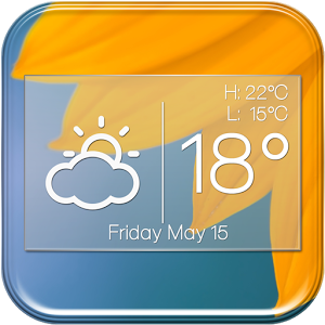 Скачать приложение Прозрачный Погода Виджет полная версия на андроид бесплатно