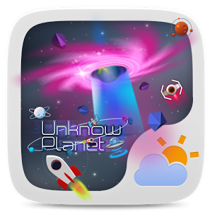 Скачать приложение Unknown Planet Theme GOWeather полная версия на андроид бесплатно