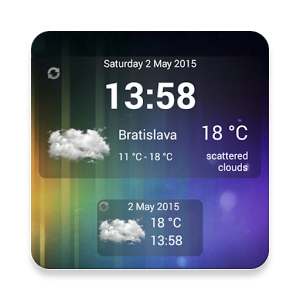 Скачать приложение Weather & Clock Widget полная версия на андроид бесплатно