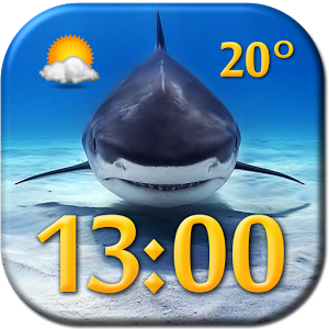 Скачать приложение Акула Виджет Погоды Часы полная версия на андроид бесплатно